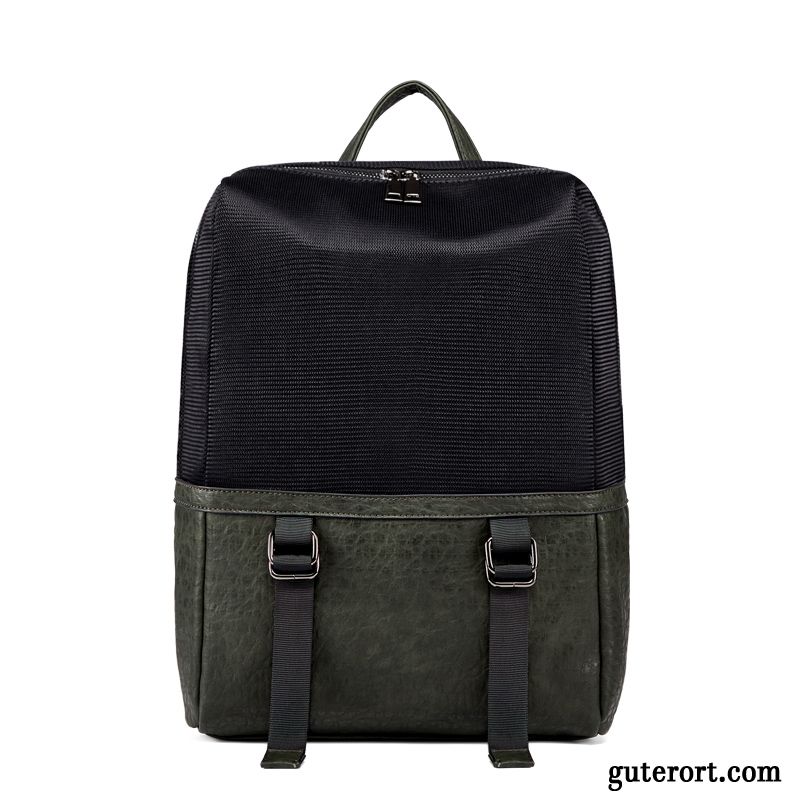 Rucksäcke Herren Große Kapazität Rucksack Einfach Trend Freizeit Mode Grün