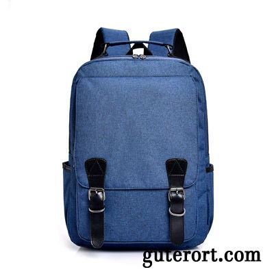 Rucksäcke Herren Mode Campus Große Kapazität Gymnasium Rucksack Freizeit Blau