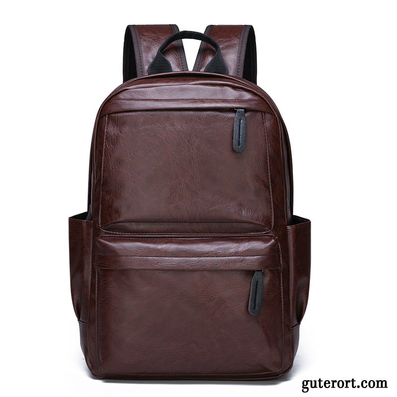 Rucksäcke Herren Mode Einfach Trend Rucksack Reisen Freizeit Braun Hell