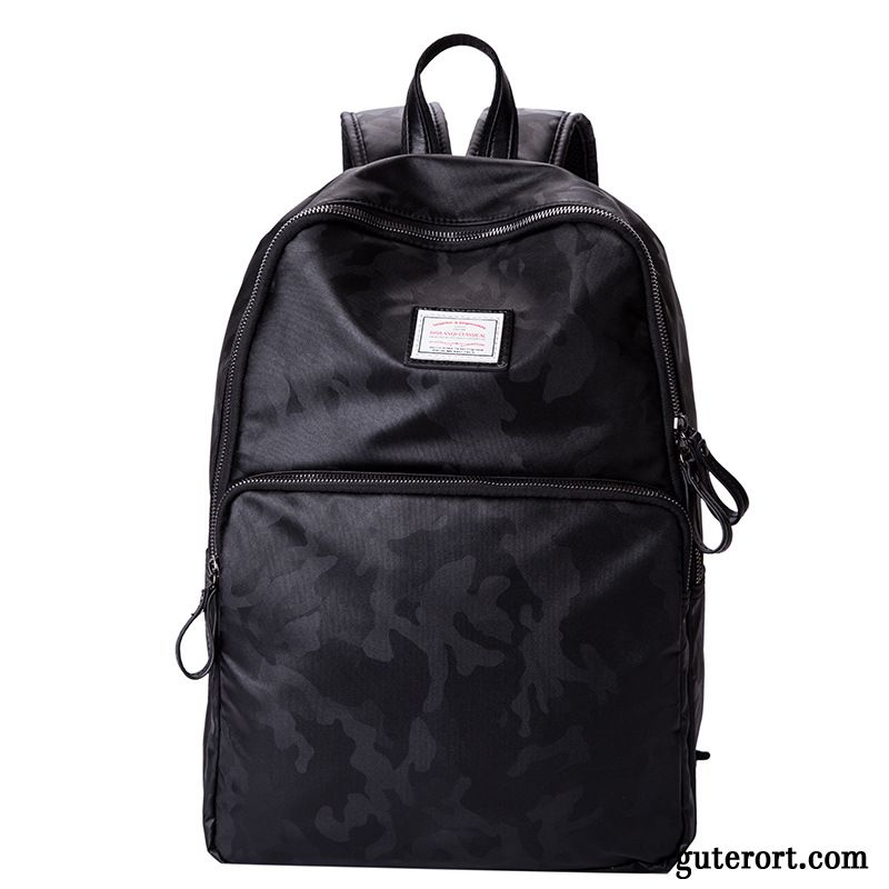 Rucksäcke Herren Reisen Computer Tasche Schultasche Neu Student Trend Camouflage Schwarz