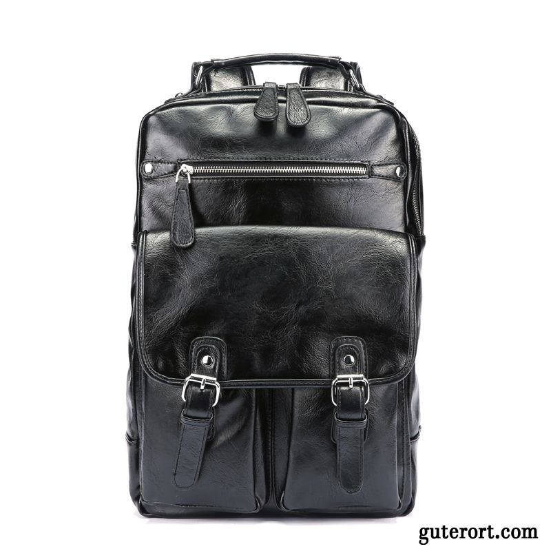 Rucksäcke Herren Trend Rucksack Student Mode Swag Qualität Schwarz