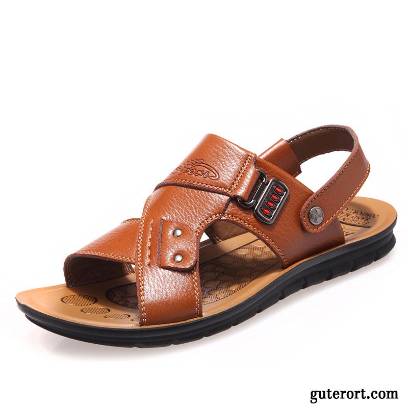 Sandalen Pantoletten Günstig, Schuhe Herren Schwarz