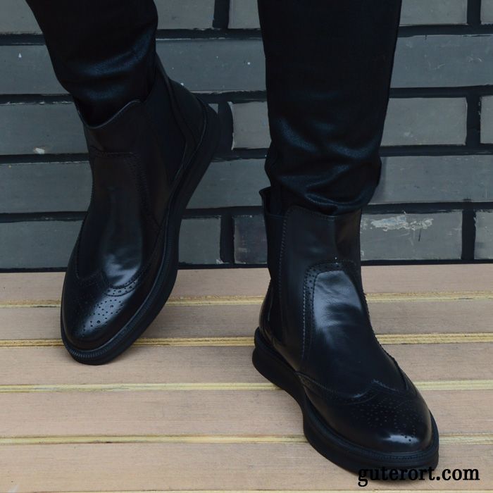 Schnürstiefel Schwarz Herren Farbenreich, Herren Schnürstiefel Schwarz Günstig