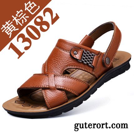 Schuhe Herren Schwarz Verkaufen, Schuhe Herren Sandalen Hellrot