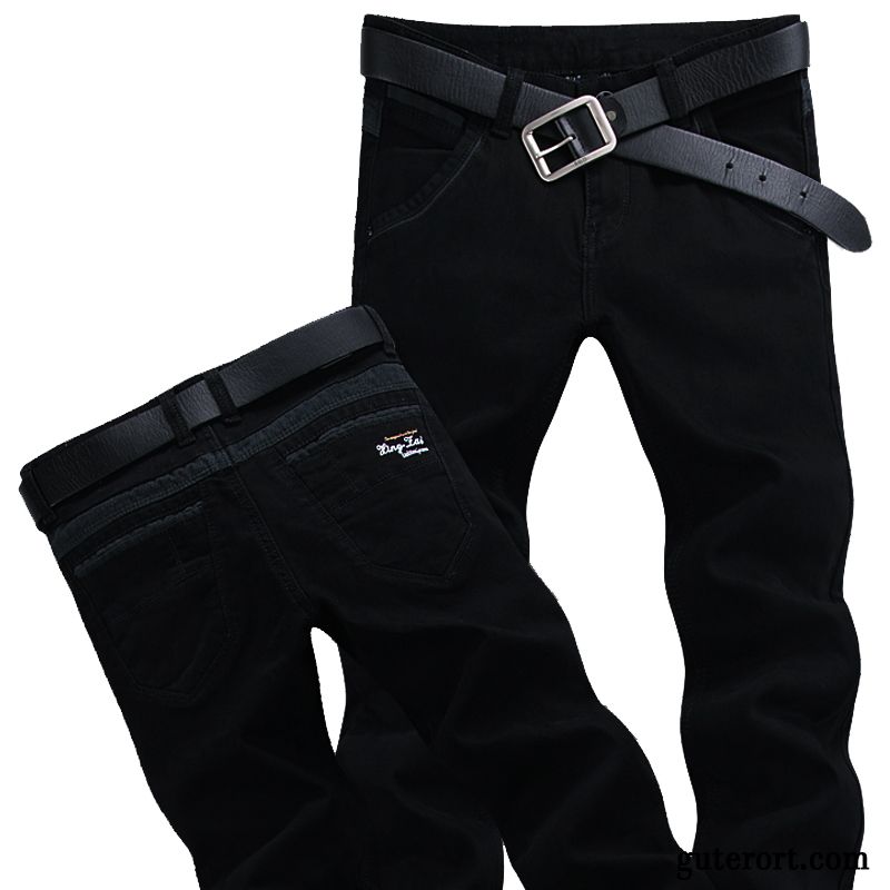 Schwarze Hose Löchern Herren Farbenreich, Herren Bootcut Jeans Günstig Kaufen