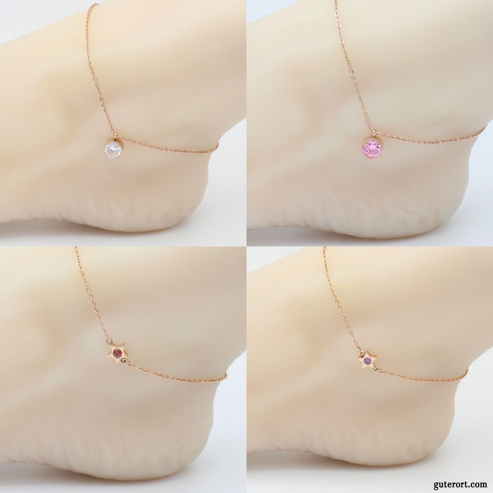 Silberschmuck Damen All Match Student Trend Einfach Persönlichkeit Frisch Rose Gold