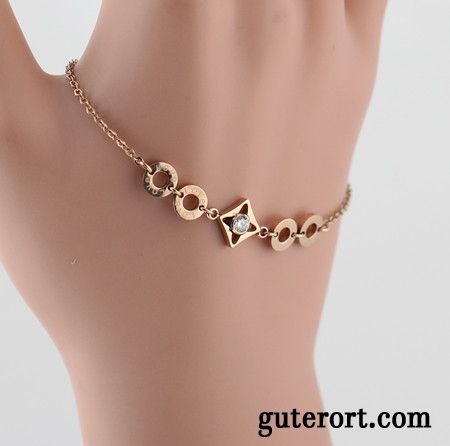 Silberschmuck Damen Neu Mini Mode Geburtstagsgeschenk Armbänder Sommer Rose Gold