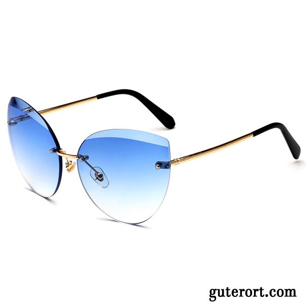 Sonnenbrille Damen Sonnenbrillen Transparent Dünn Mode Neu 2018 Rosa Gold