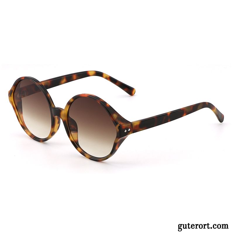 Sonnenbrille Damen Trend Retro Straßenschlag Persönlichkeit Sonnenbrillen Stern Gradient Gold