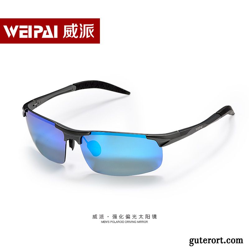 Sonnenbrille Herren Angeln Fahren Polarisator Sonnenbrillen Trend Kurzsichtigkeit Blau