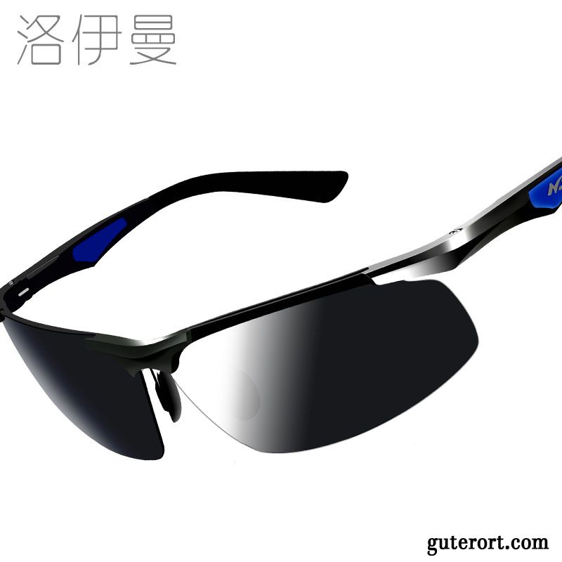 Sonnenbrille Herren Fahren Polarisator Trend Sport Sonnenbrillen Purpur Lila Schwarz Grau