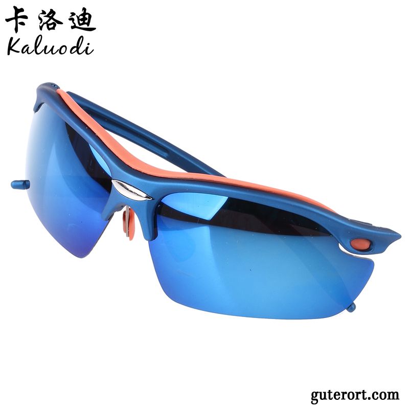 Sonnenbrille Herren Polarisator Sonnenbrillen Bunt Sport Fahren Blau