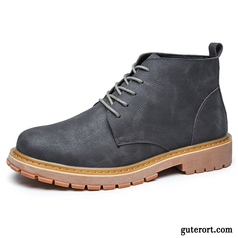 Stiefeletten Braun Herren Braun, Herren Leder Billig