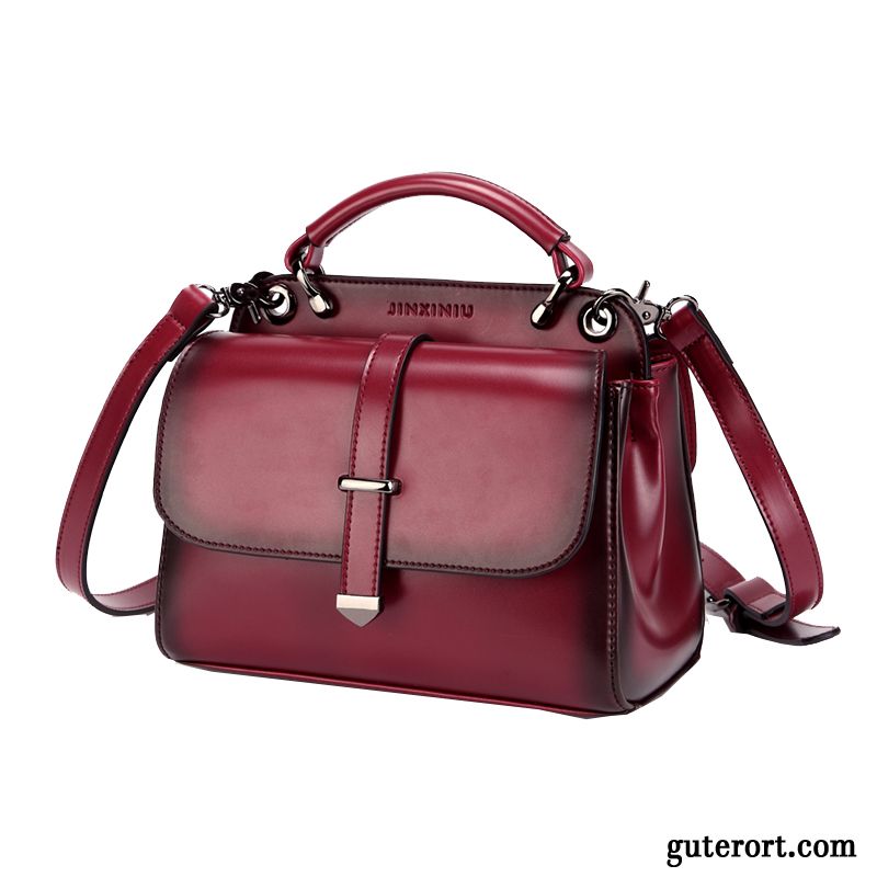 Umhängetaschen Damen Trend Mode Neu 2019 Handtasche Mini Rot